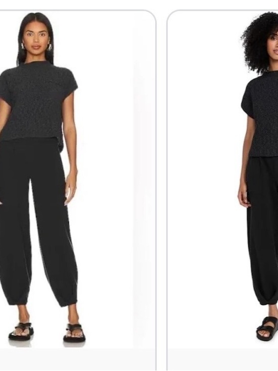 Free People Pants - Free People Black Relaxed Track Joggers
